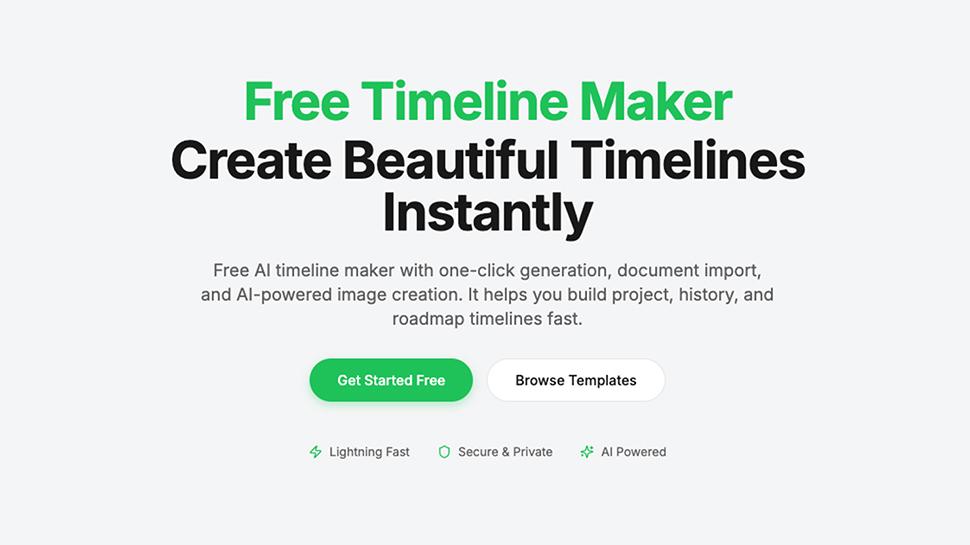 AI timeline maker
