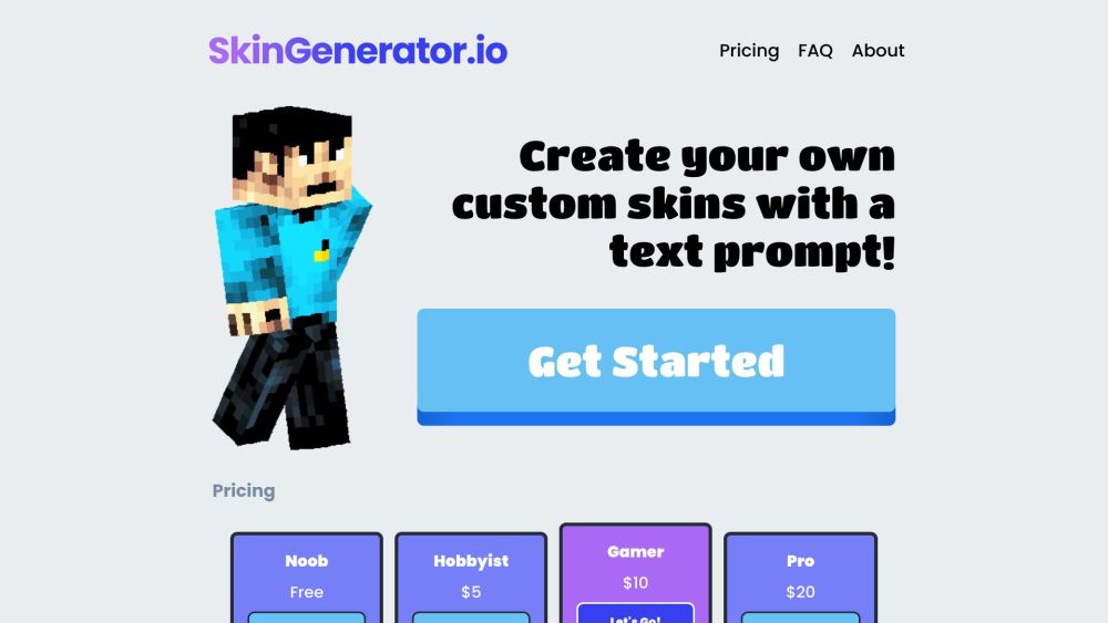 Minecraft Skin Generator