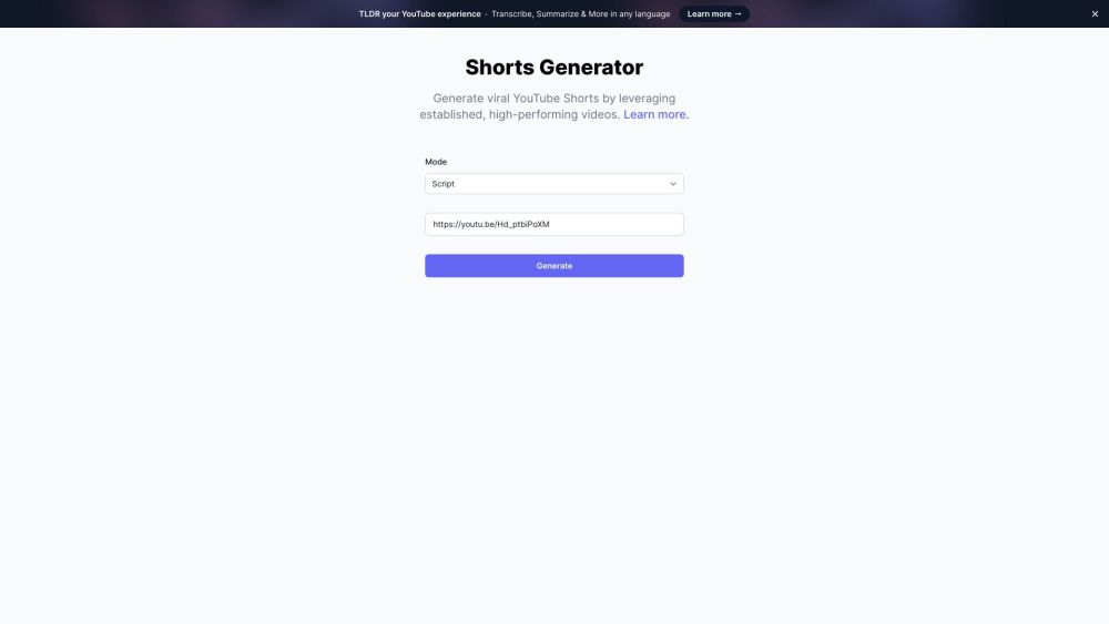 Short Generator