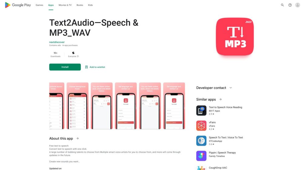 Text To Audio—TTS & MP3_WAV